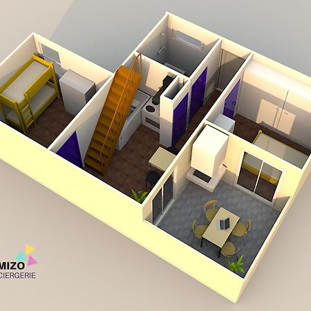 Charmant Duplex Face A La Mer Льокат Екстериор снимка