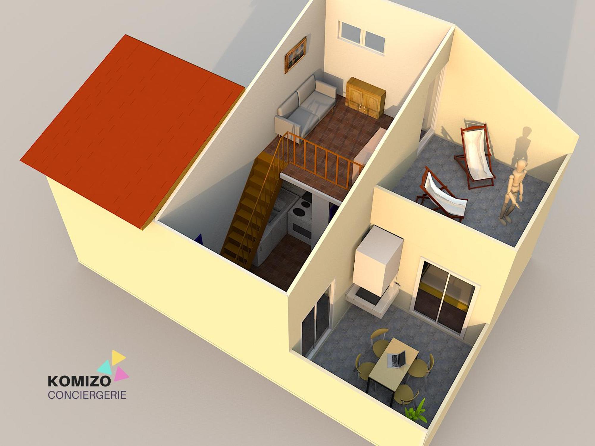 Charmant Duplex Face A La Mer Льокат Екстериор снимка